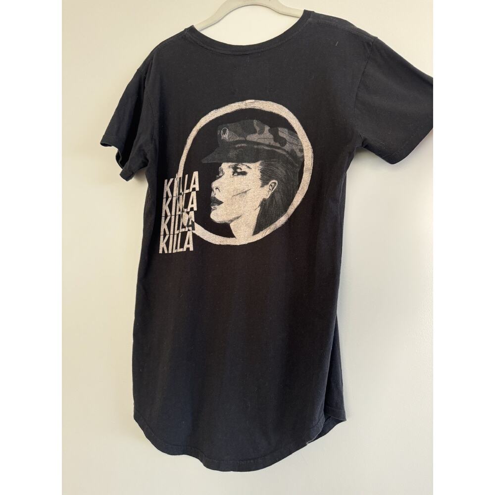 2016 OWSLA Skrillex Wiwek Black T-shirt Men's Small Scallop Hem UNISEX *RARE*